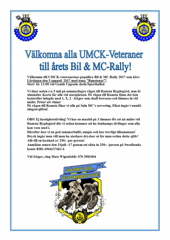 UMCK Inbjud. Bil MC Rally 17 557x788