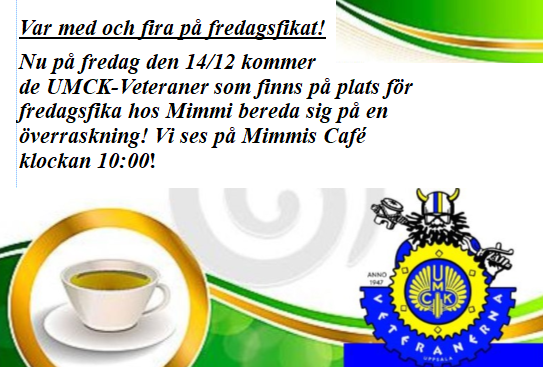 Fredagsfika Mimmis