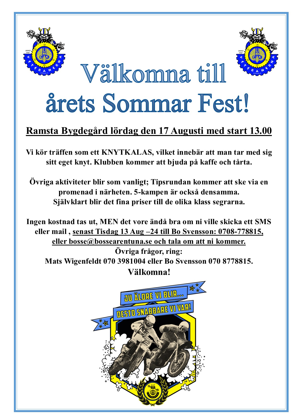 UMCK Inbjudan Sommarträff 24