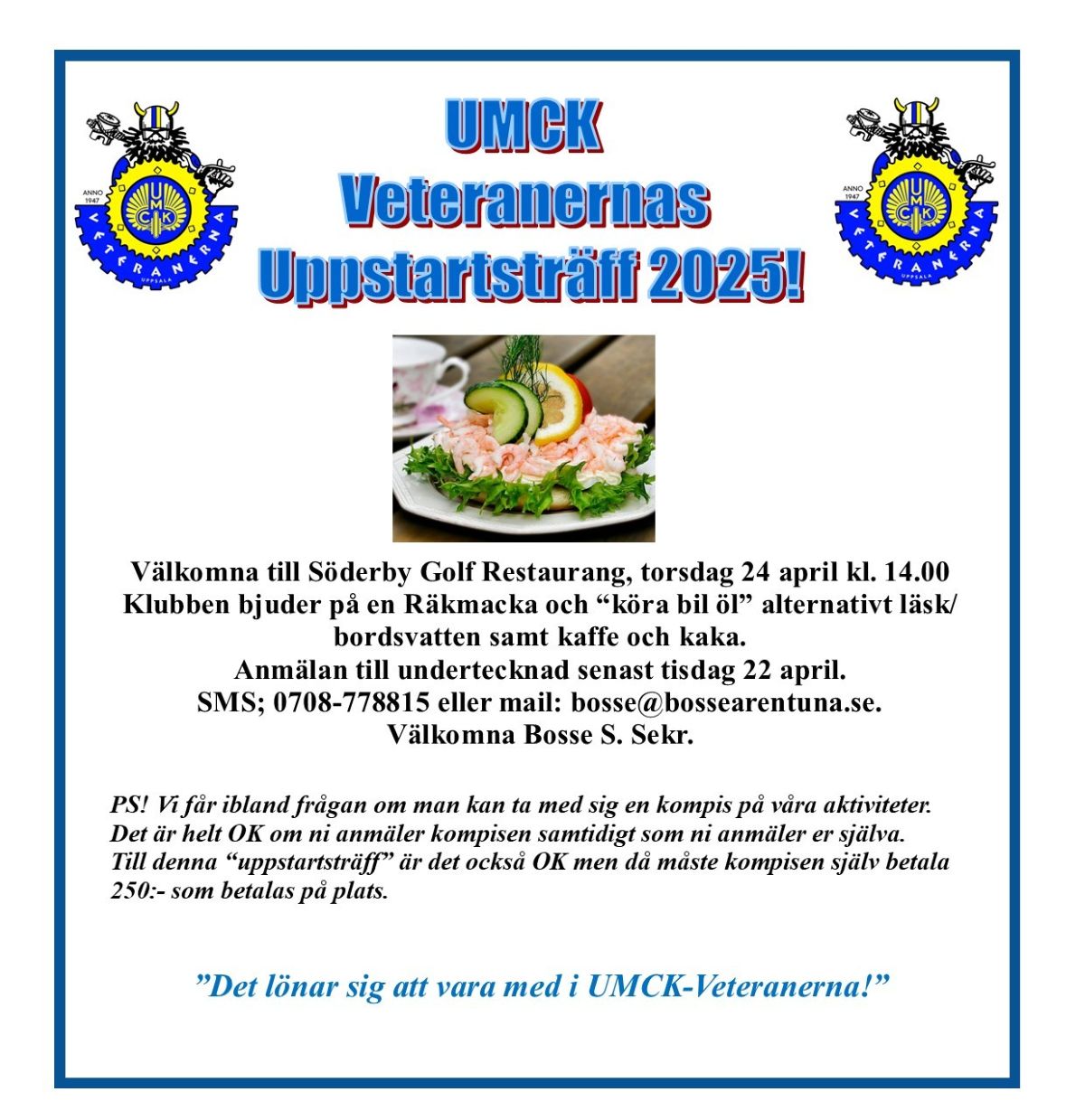 UMCK Inbjudan Räkmacka 25