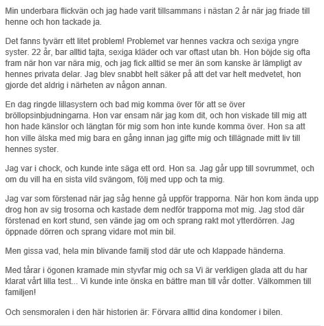 Roligt Sens moral